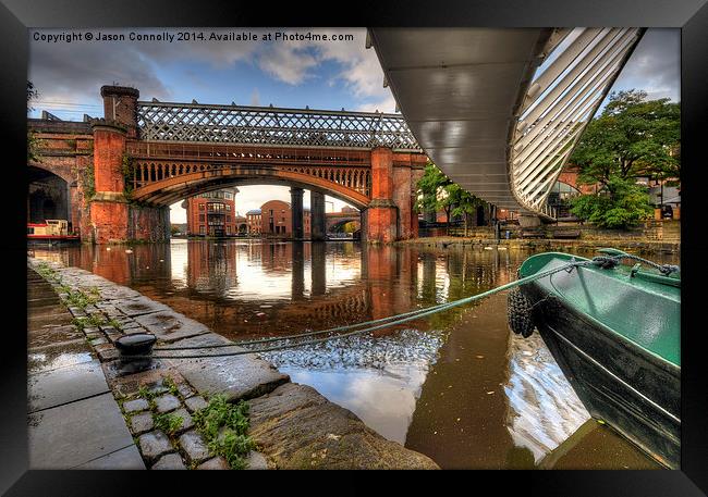  Castlefield Reflections Framed Print by Jason Connolly