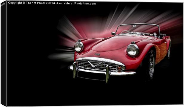  1962 Daimler Dart SP250 Canvas Print by Thanet Photos