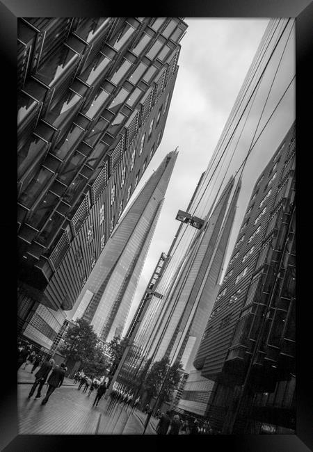 Reflections of London  Framed Print by Becky Dix