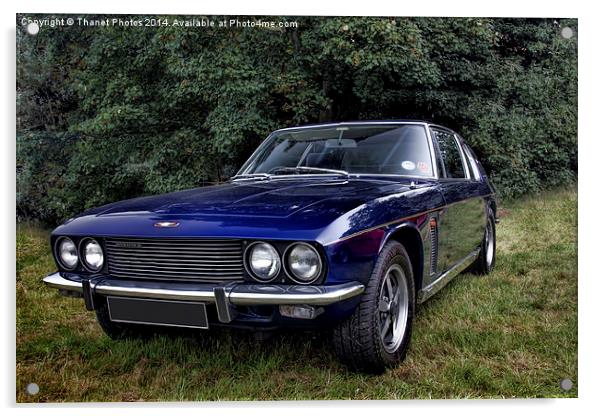  Jensen Interceptor Acrylic by Thanet Photos