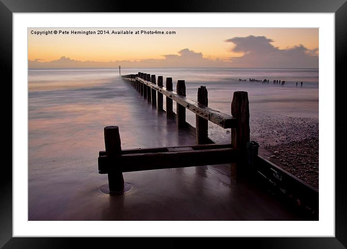  Dawlish Warren Framed Mounted Print by Pete Hemington