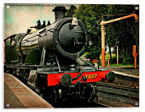  Heavy Goods Steam Train Acrylic by Jason Williams
