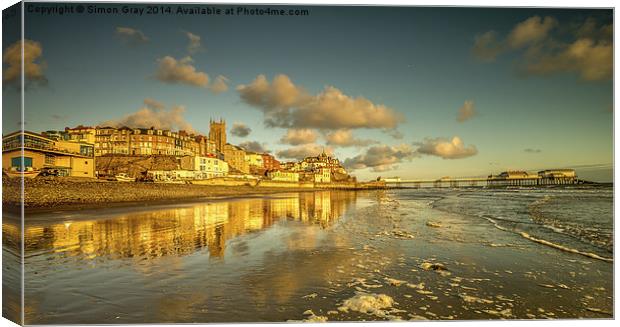  Golden Reflections Canvas Print by Simon Gray