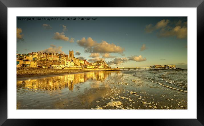  Golden Reflections Framed Mounted Print by Simon Gray