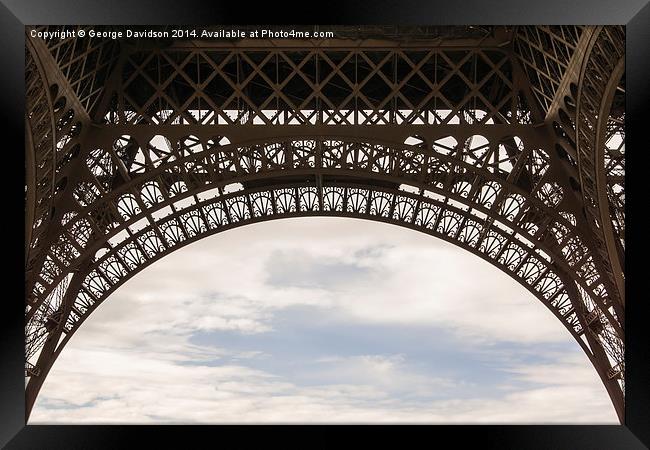  In Paris Framed Print by George Davidson