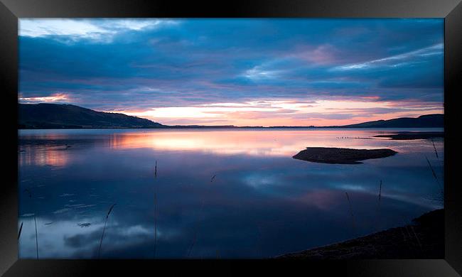  Sunrise on Loch Leven Framed Print by Stuart Jack