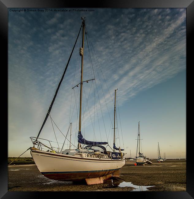 High and Dry Framed Print by Simon Gray