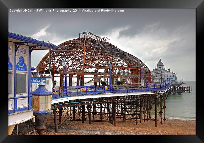  The Fire Damaged Eastbourne Pier Framed Print by Colin Williams Photography