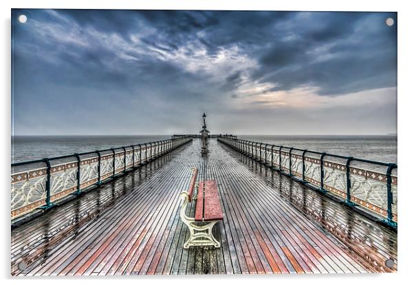 Penarth Pier 4 Acrylic by Steve Purnell