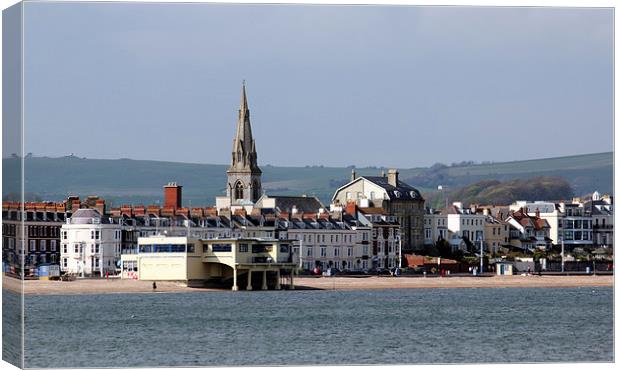 Weymouth Seafront Canvas Print by Anthony Michael 