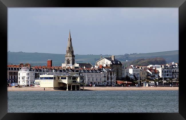 Weymouth Seafront Framed Print by Anthony Michael 