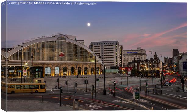 Lime Street Station Canvas Print by Paul Madden