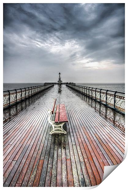 Penarth Pier 6 Print by Steve Purnell