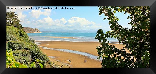  The Bay Framed Print by philip milner