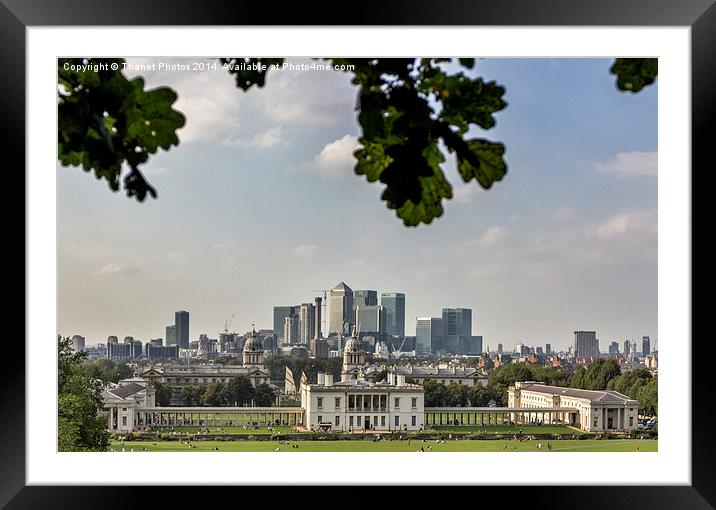  London old and new Framed Mounted Print by Thanet Photos