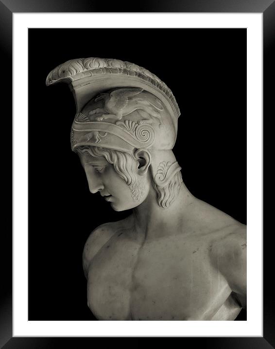  Achilles Framed Mounted Print by Heather Newton