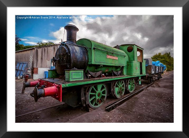 Warwickshire No 2047 Framed Mounted Print by Adrian Evans