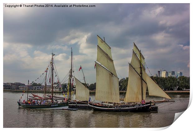  Tall ships 2014 Print by Thanet Photos