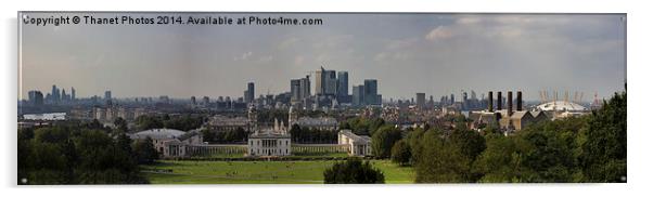  London panorama Acrylic by Thanet Photos
