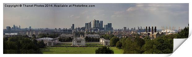  London panorama Print by Thanet Photos