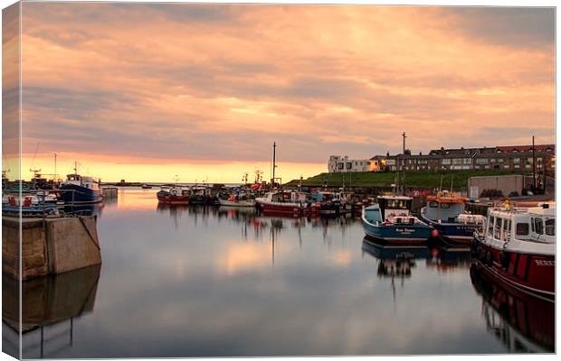  Seahouses Harbour Canvas Print by Northeast Images