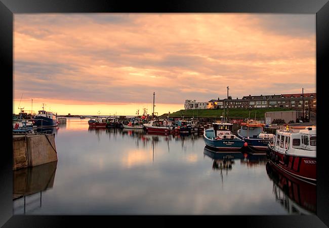  Seahouses Harbour Framed Print by Northeast Images
