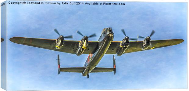  Battle of Britain Memorial Flight Canvas Print by Tylie Duff Photo Art