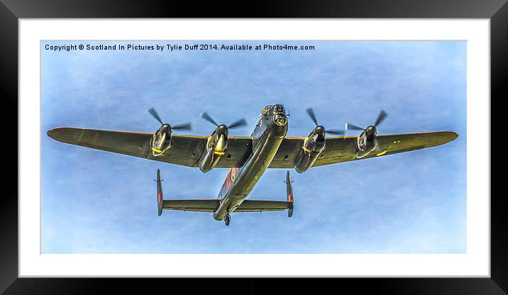  Battle of Britain Memorial Flight Framed Mounted Print by Tylie Duff Photo Art