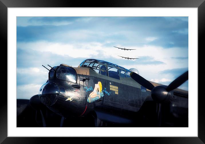  Three Lancasters Framed Mounted Print by Jason Green