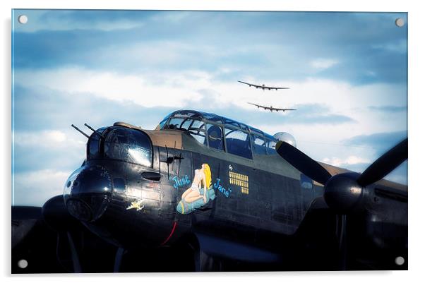  Three Lancasters Acrylic by Jason Green
