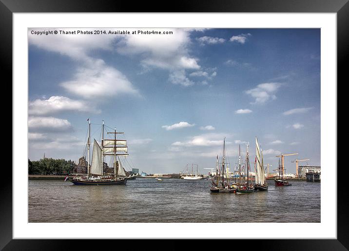  Sail the Thames  Framed Mounted Print by Thanet Photos