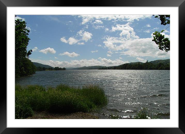 View from The Lake District, Cumbria. Framed Mounted Print by charlie Mellow