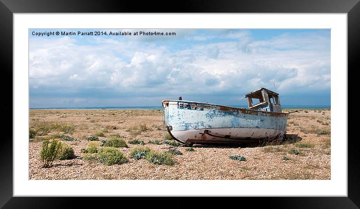  Old Boat Framed Mounted Print by Martin Parratt