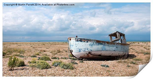  Old Boat Print by Martin Parratt