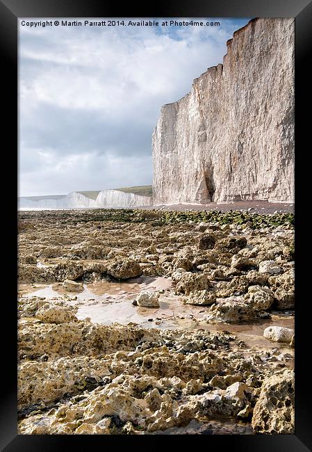  White Cliffs of England Framed Print by Martin Parratt