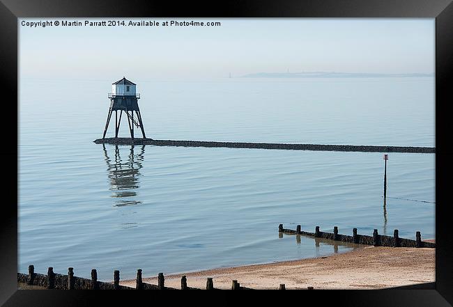  The Low Lighthouse at Dovercourt, Essex Framed Print by Martin Parratt