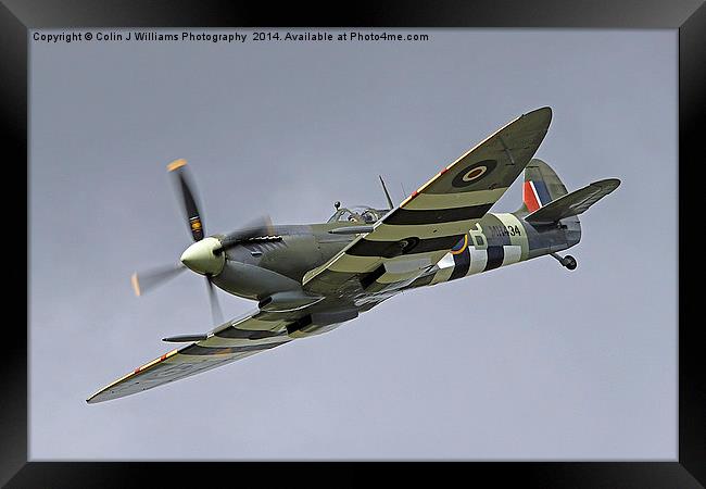  Spitfire MH 434 - Dunsfold Framed Print by Colin Williams Photography