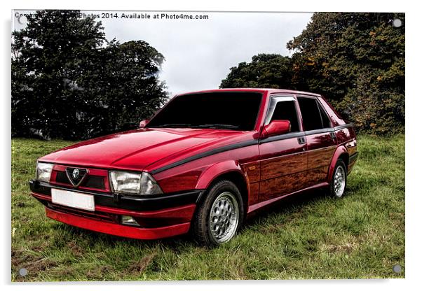  Alfa Romeo Acrylic by Thanet Photos