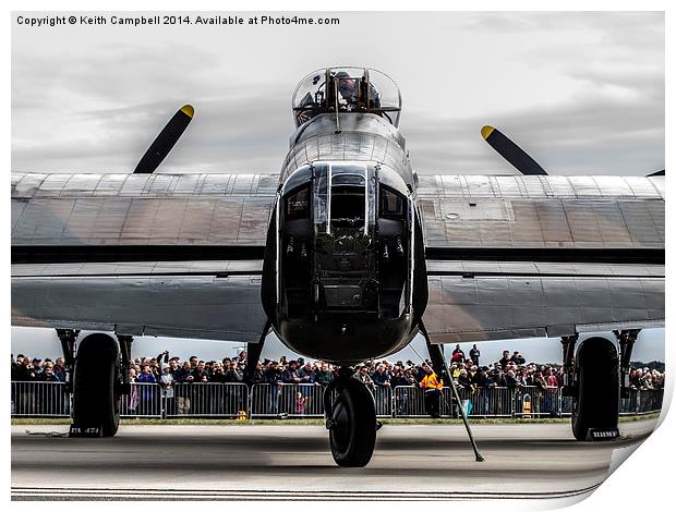  Lancaster PA474 - public appreciation. Print by Keith Campbell