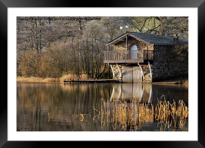  Ullswater Boathouse, Lake District, Cumbria Framed Mounted Print by Martin Parratt