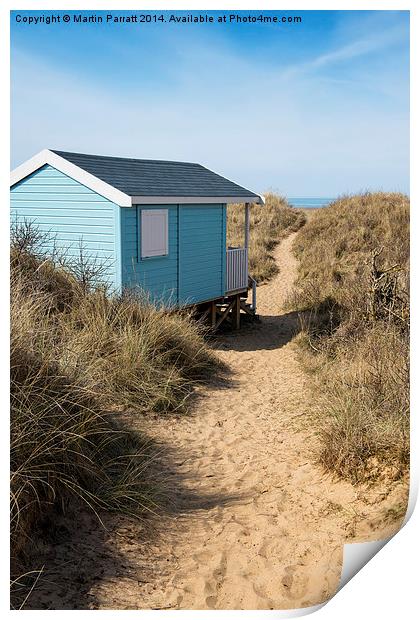 The Path to the Beach Print by Martin Parratt