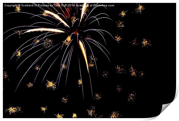  Fireworks Display Print by Tylie Duff Photo Art