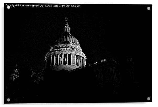  St. Pauls Cathedral, London Acrylic by Andrew Warhurst
