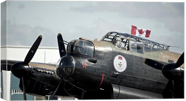 Canadian Lancaster Bomber Canvas Print by Stephen Taylor