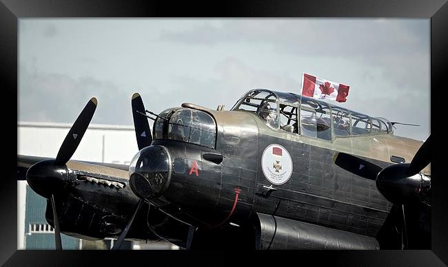 Canadian Lancaster Bomber Framed Print by Stephen Taylor