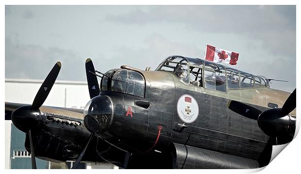Canadian Lancaster Bomber Print by Stephen Taylor