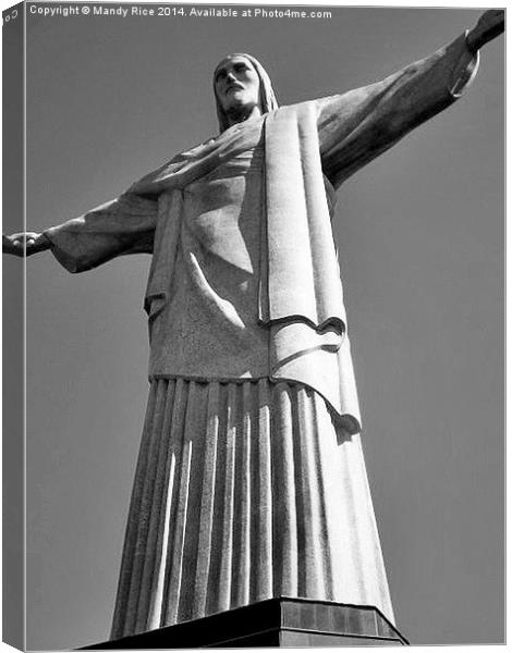  Christ the Redeemer Canvas Print by Mandy Rice