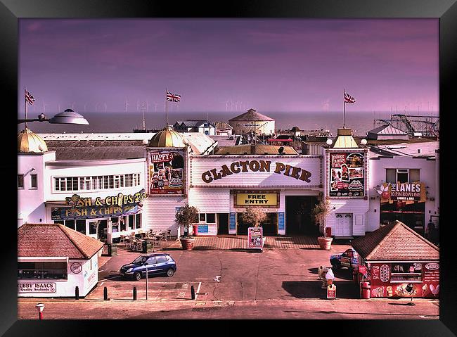  Clacton Pier Framed Print by paul willats