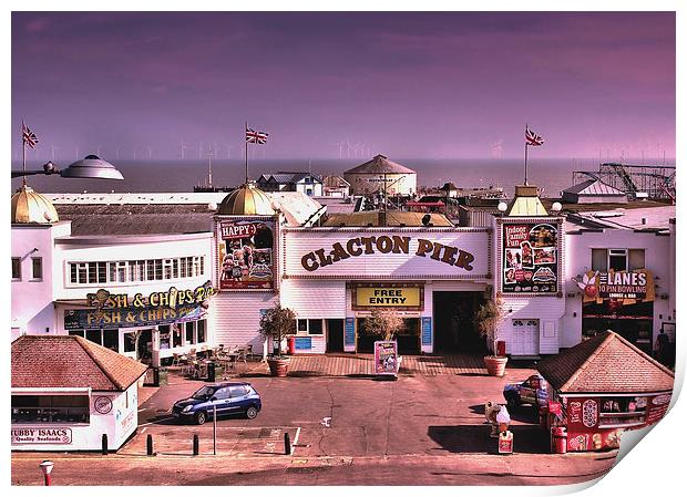  Clacton Pier Print by paul willats