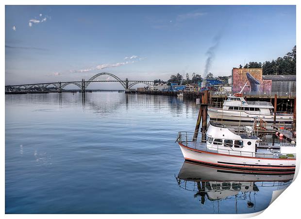  Behind the Bayfront Print by Jo-Hanna Wienert